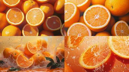 Canvas Print - orange and lemon