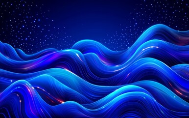 Poster - an abstract background with polygonal shapes connected by dots and lines. big data visualization.
