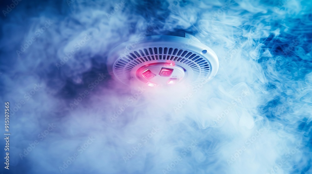 Active smoke detector and fire alarm system ensuring safety in smart ...