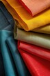 © Ева Поликарпова - A collection of vibrant fabric swatches
