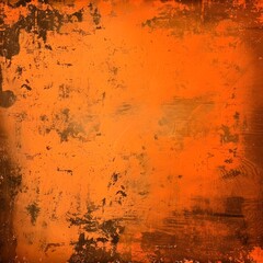 Sticker - orange distressed background