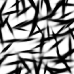 Poster - Monochrome printing raster. Abstract vector halftone background. Black and white texture of dots.