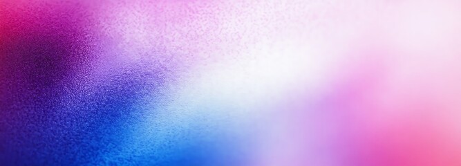 Wall Mural - Grainy gradient background, purple blue pink white noise texture