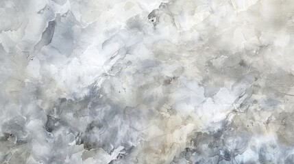 Aufkleber - A close-up image of an abstract watercolor background. The background features a swirled and blended texture of gray, white, and light brown colors, creating a cloudy and ethereal effect.