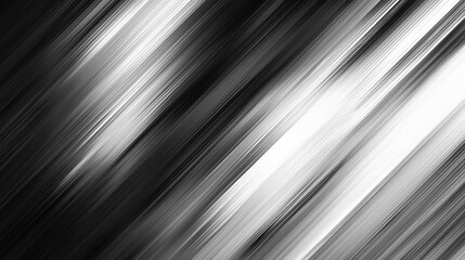 Leinwandbilder - Bold black and white streaks create a striking abstract pattern with a sense of motion and depth