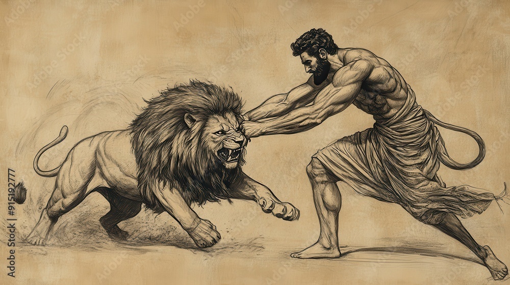 Biblical Illustration of Judges: Samson’s Marriage and Riddle, Samson ...