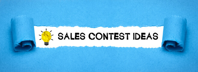 Wall Mural - Sales Contest Ideas	