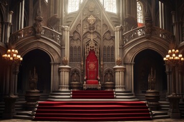 Canvas Print - Throne architecture building worship.