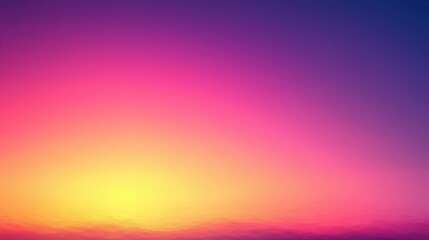 Poster - A stunning display of pink, purple, and orange hues fills the dusk sky as the sun sets over the horizon