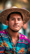 © Elena Uve - Portrait of latin man for Hispanic Heritage Month.