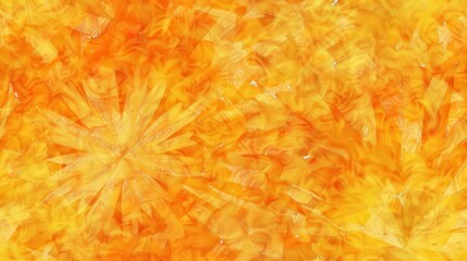 Aufkleber - A close-up shot of a textured surface in shades of yellow and orange. The surface appears to be composed of numerous small crystals, with a rough, uneven texture. The image creates an abstract, artist