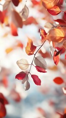 Poster - Autumn leaves background, fall backdrop