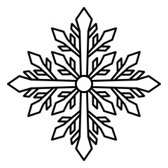 Wall Mural - snowflake