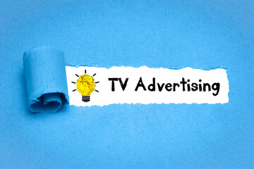 Wall Mural - TV Advertising	