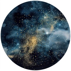 Wall Mural - abstract cosmic galaxy art