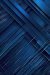Poster - Abstract design featuring a blue background with linear patterns