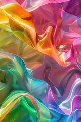 Poster - Colorful fabric pattern, ideal for lifestyle and still life photography