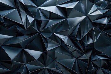 Aufkleber - A collection of intricately folded paper triangles in black