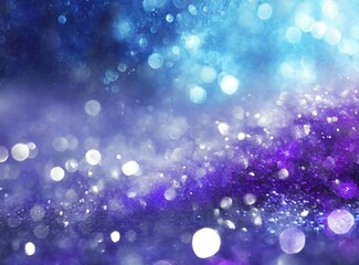 Canvas Print - Purple Glitter Wallpaper - Holidays Background For Card Design