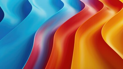 Aufkleber - A bright and vibrant color palette fills the frame in this high-angle shot