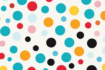 Canvas Print - polka dot backgrounds pattern repetition.
