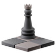 © derirus - 3d chess king strategy