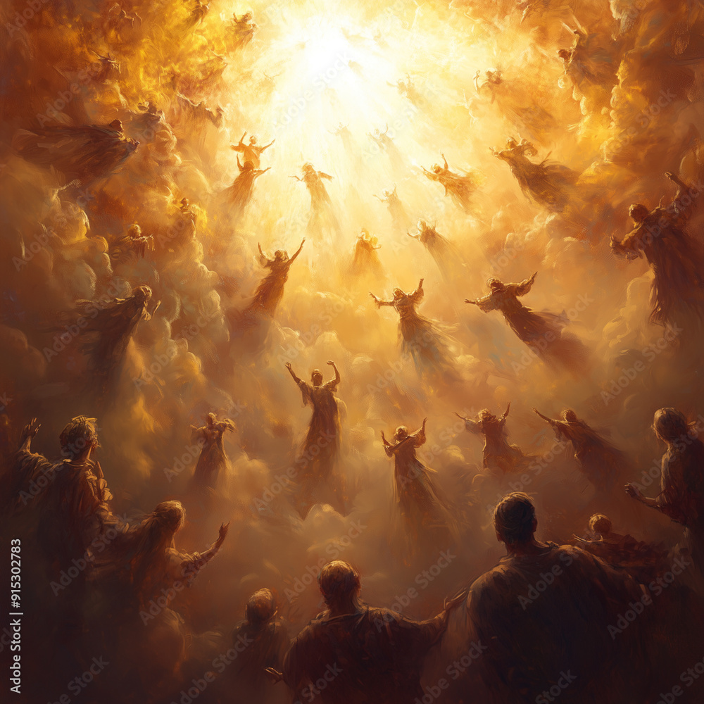 Rapture Christian Stock Illustration | Adobe Stock