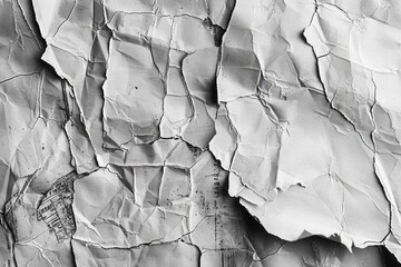 Poster - A close-up view of peeling paint, worn out by time