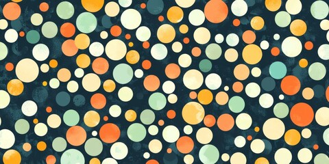 Poster - Abstract seamless texture with a pattern of abstract dots