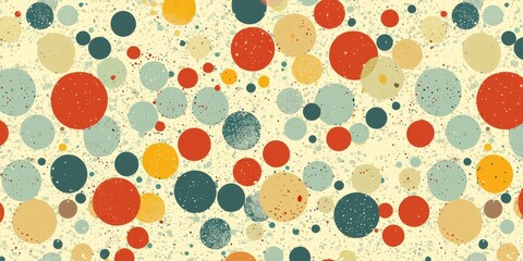 Poster - Abstract seamless texture with a pattern of abstract dots