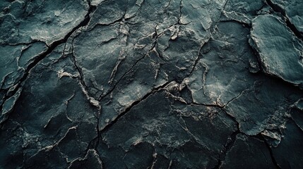 Canvas Print - Rock surface with cracks