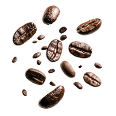 Wall Mural - roasted coffee beans.