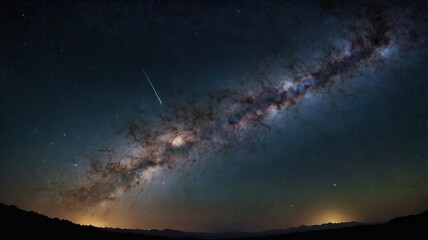 Stars Shining in the Dark Sky