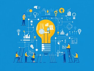 Poster - Teamwork, Innovation, and Ideas.