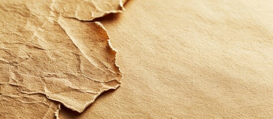 Aufkleber - light hued smooth texture of recycled paper featuring copy space close up image
