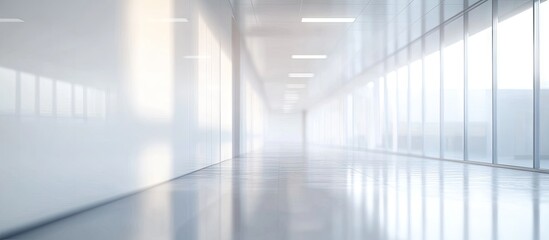 Aufkleber - White blurred abstract background from a company meeting room Abstract background suitable for backdrop design website magazine or graphic for commercial purposes. with copy space image