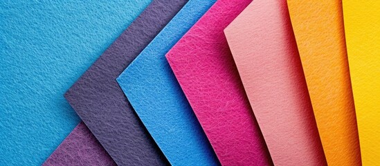 Poster - Light gray felt texture creates an abstract art background Surface made of colored construction paper Vacant space. with copy space image. Place for adding text or design
