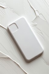 Wall Mural - Minimalist white phone case