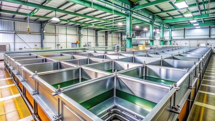 Poster - Chemical baths for anodizing and galvanizing metal products , manufacturing