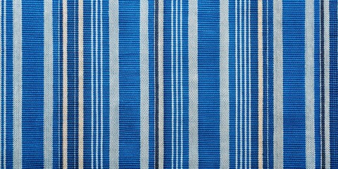 Aufkleber - Blue striped fabric with a textured design, striped, fabric, blue, texture, pattern, material, textile, background, design, cloth
