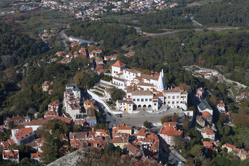 Sticker - Portugal Sintra landscape on a sunny autumn day