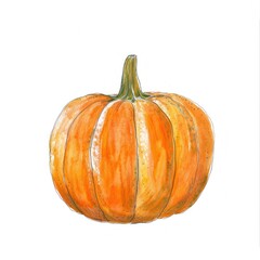 Wall Mural - Vibrant autumn pumpkin illustration