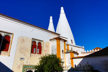 Sticker - Portugal Sintra Paco Real Palace on a sunny autumn day