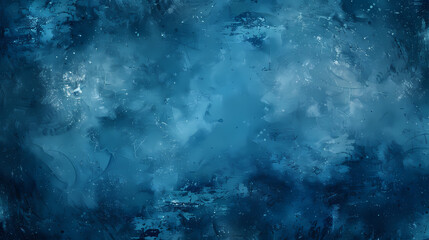 Wall Mural - Abstract blue watercolor background with a textured, painterly style.