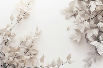 Wall Mural - light white background with a hint of a soft, blurred vignette around the edges