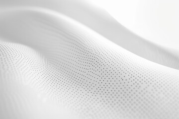 Wall Mural - minimalistic white background with delicate dotted lines forming a barely visible pattern