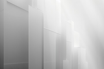 Wall Mural - subtle gradient from white to soft grey with a minimal texture for a clean, modern background