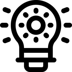 light bulb icon. vector line icon for your website, mobile, presentation, and logo design.