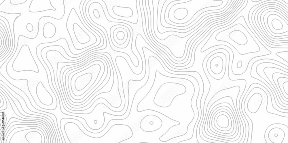 Topographic map background geographic line map with seamless ornament ...