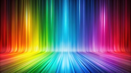 Poster - Abstract background featuring vibrant rainbow colors, vibrant, abstract, background, colorful, bright, gradient, spectrum